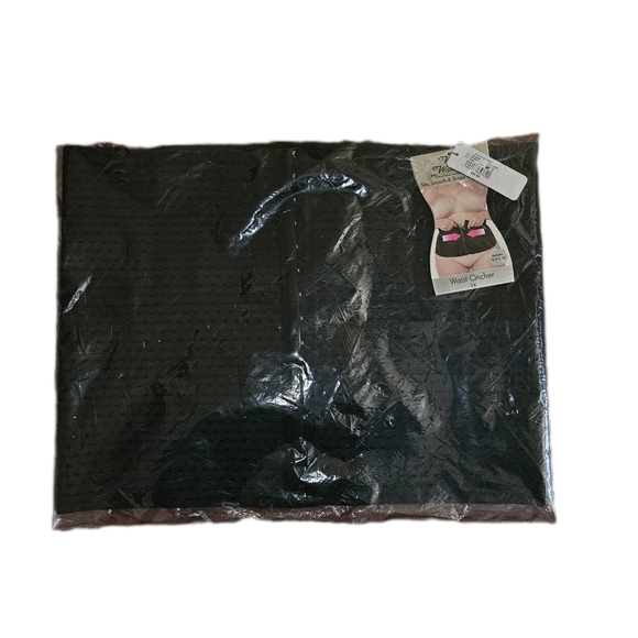 Ashley Stewart waist cincher, black, 1X - Picture 2 of 3